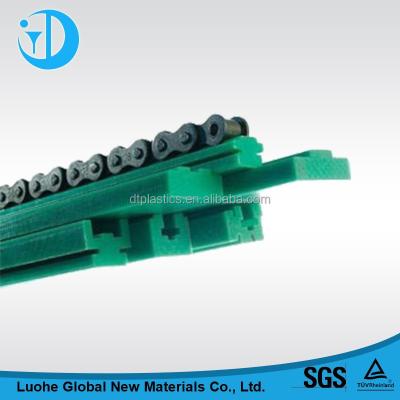 China Black Plastic Chain Guide Food Friday UHMW-PE Slide Guide / Wear Drafts / UHMWPE for sale