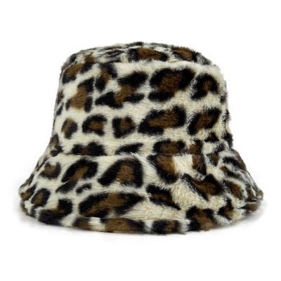 China Women's Plush Bucket Hat Autumn and Winter Sunshade Design Women's Outdoor Double-Sided Travel Warm Bucket Hat for sale