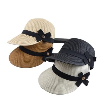 China Wholesale High Quality Female Female Visor New Image Straw Hat British Hat Knight Hat for sale