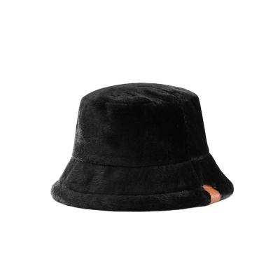 China Custom Hat Sunshade Outdoor Straight Warm Fashion Potty Hat Soft Plush Soft Fisherman's Hat for sale