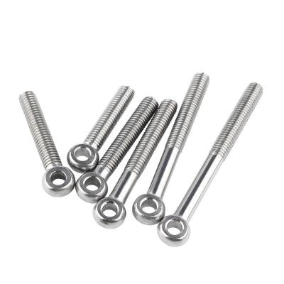 China M8 M10 M12 304 Stainless Steel Threaded Eye Fisheye Eyelet GB798 Screw Anchor Bolt (Bolt With Hole) for sale