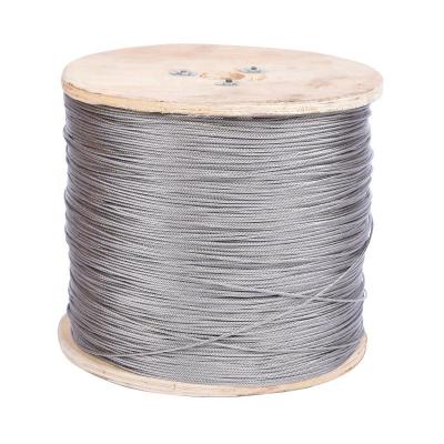 China Build High Corrosion Resistance Wire Rope AISI 316/316L Stainless Steel Wire Rope 7*7 7*19 4mm5mm6mm Wire Rope for sale