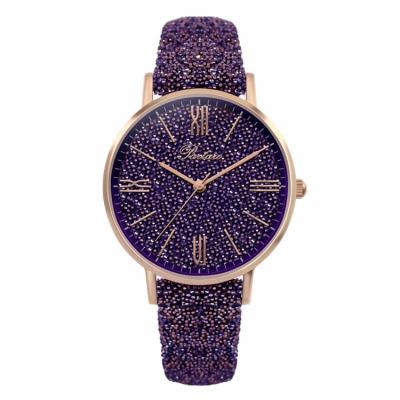 China 2020 Custom New Arrival Fashion Leather Alarm Women Watches Wrist Watch for sale