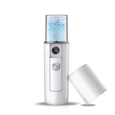 China Revitalizer USB Rechargeable Nano Facial Steamer Mini Beauty Instrument Facial Mister Mini Nano Handy Mist Skin Spray for sale