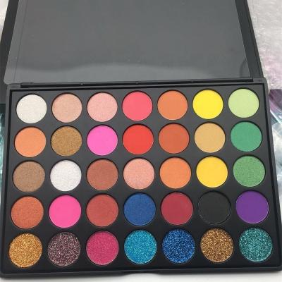 China Private Label Waterproof Eyeshadow Palette Highly Pigmented Eye Makeup Palette for sale