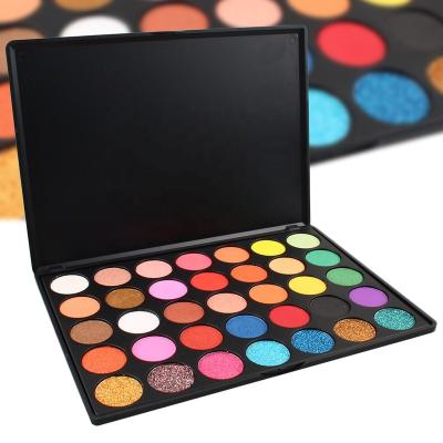 China Long Lasting Kit Highly Pigmented Eyeshadow Palette Cosmetics Waterproof Gift 35 Colors Make Up Eyeshadows for sale