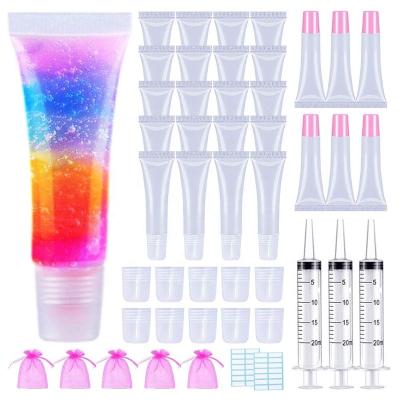 China Clear 10ml Lip Gloss Containers Lip Balm Tubes Eco - Friendly Empty Lip Gloss Tubes for sale