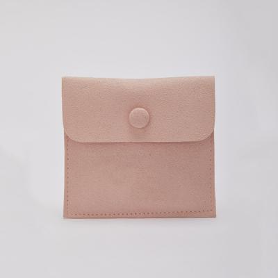 China Envelop luxury dust hot stamping jewelry  suede drawstring fabric envelope bag pouch for sale