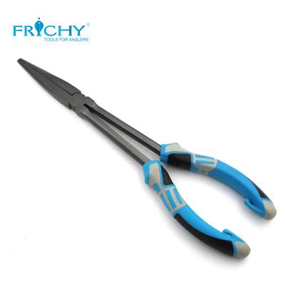 China Fishing FRICHY Hot Sale X43 Long Sniff Stainless Steel Fishing Pliers Forged Fishing Pliers for sale