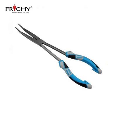 China X43B Forged High Carbon Steel Teflon Bent Nose Pliers X43B Finish Jaws for sale