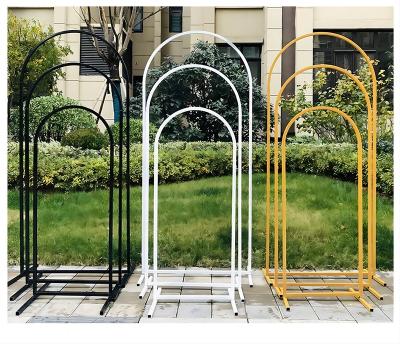 China Wedding Frame Chiara Wall Arched Metal Stand Garland Backdrop Floral Arch Stand Event Party Birthday Balloon Arch Holder for sale