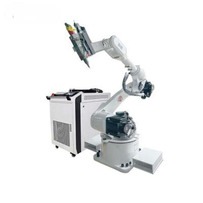 China Precision 3 In 1 Laser Welding Machine With 1400mm Robot Arm Length And Water Cooling System for sale