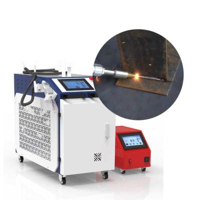 China Precision 2000W Metal 3mm Laser Welding Machine With 1400mm Robot Arm for sale