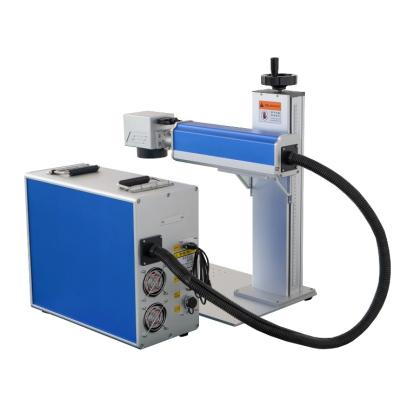 China Lasermarkeringsmachine Lasergravering Snijmachine Kleine draaibare laser voor glasvezel metalen staal Raycus Te koop