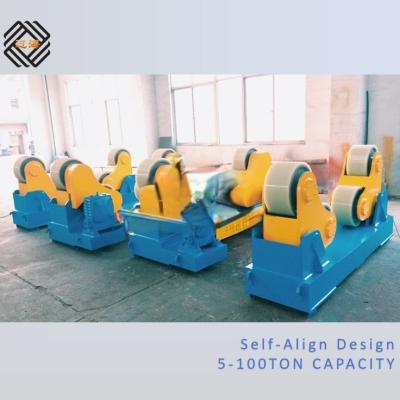 Cina 5-100 tonnellate rotatore di saldatura manuale/automatico per apparecchiature di saldatura di diametro 180-10000 mm in vendita