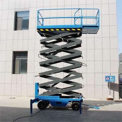 China Fully Automatic Mobile Lifting Platform Electric Lift Table 10m Elevator Scissor en venta