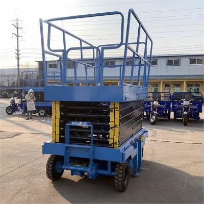 China 1.1m X 0.7m Elevated Lift Table Scaffolding Electric Platform Scissor Lift en venta