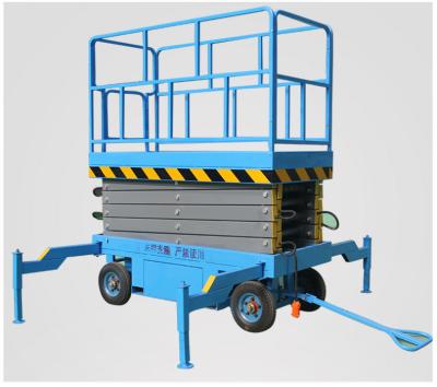 China 100-550kg Mobile Elevated Work Platform Electric Self Propelled Scissor Lifts en venta