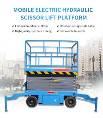 China High Speed Hydraulic Movable Electric Scissor Lift Platform For Varied Applications en venta