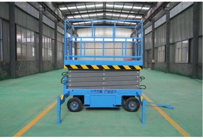 China 100-550Kg Capacity Warehouse Storage Cargo Hydraulic Electric Scissor Lift Platform en venta