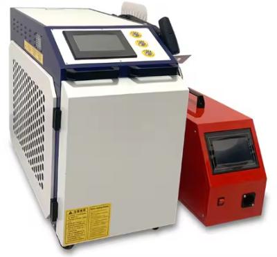 China PLC Handheld Fiber Laser Welding Cleaning Cutting Descaling Machine 4 In 1 1500w for sale