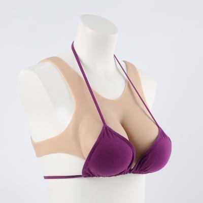 China Natural Feeling D Cup Breast Forms Silicone Artificial Breasts Form Silicone Filled Boobs Queen Disguised Female for sale