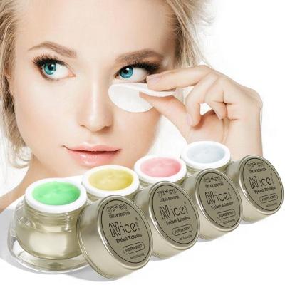 China Custom Colorful Moisturizing Perfume Eyelash Extension Glue Cream Remover Safe Fast Disposing Colorful Premium Packaging for sale