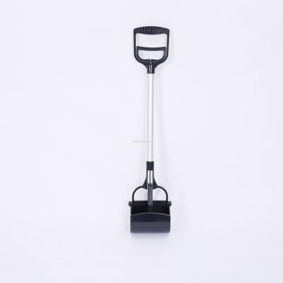 China Sustainable Dog Pooper Scooper Pet Waste Poop Cleaning Scooper With Long Handle for sale