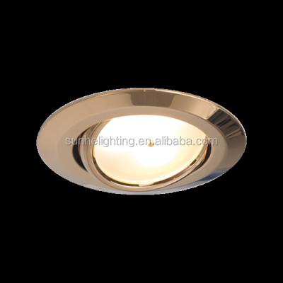 China New hotel style round 12v 24v built-in downlight led marine led yacht lights for sale