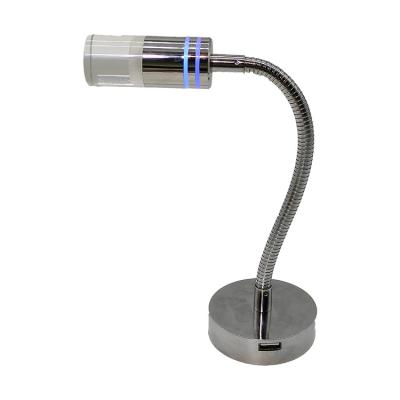 China RV Marine Boat 12V 24V Flexible Touch Dimming Goose Neck Led Lamp For RV Caravan for sale