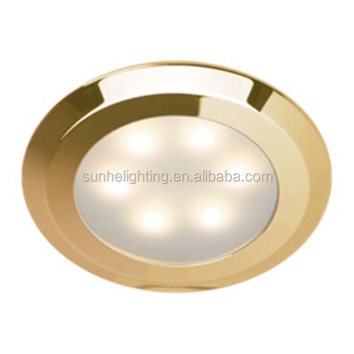 China Modern Round Led Ceiling Yacht Lamp DC12v/24v Ceiling Light For Marine Boat RV for sale