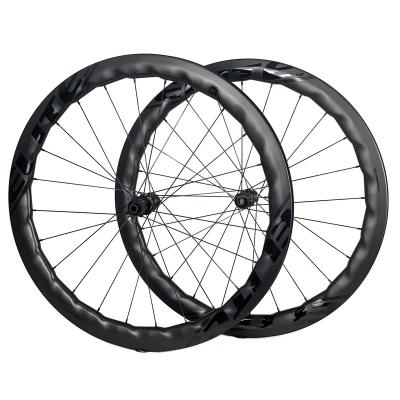 China Road Bicycles Road Bikes ELITEWHEELS BWS Carbon Road Disc Carbon Wheelset Newcomers 50mm Depth For Cyclocross Cycling for sale