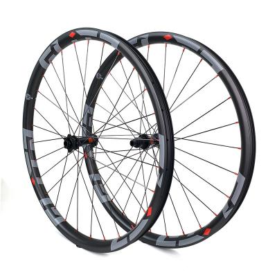 China ELITEWHEELS Mountain Bikes KING 29er Carbon Mountain Bikes KING 29er Depth 33mm Depth 33mm Depth 33mm Asymmetric MTB Wheelset for sale