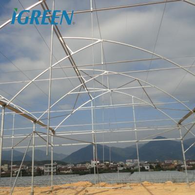 China PE Sawtooth Roof Duct Multi Span Plastic Greenhouse For Agriculture for sale