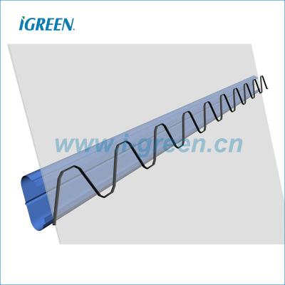 China Installation Galvanized Steel Plastic Film Lock Profile For Plastic Film Greenhouse for sale