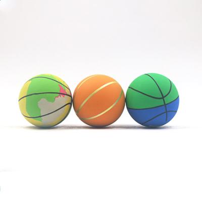 China Durable Colorful Color Rubber Ball Custom Printing Basketball For Sports Entertainment for sale