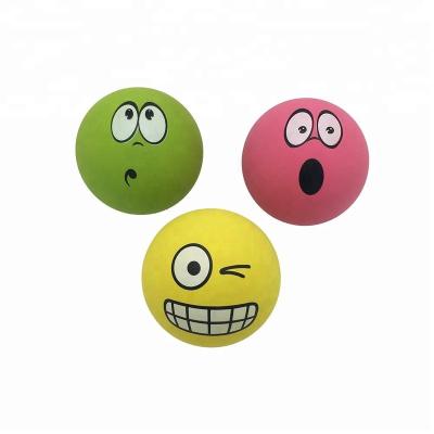 China Rubber Material Custom Logo Printed High Bounce Toy Ball Eco-Friendly Sustainable For Pets for sale