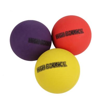 China Cheap Custom Viable Colorful Logo Pet Dog Natural Rubber Stress Ball Toys for sale