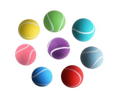 China 2019 Viable Most Popular Pet Toy Ball Tennis Shape Bouncing Ball for sale