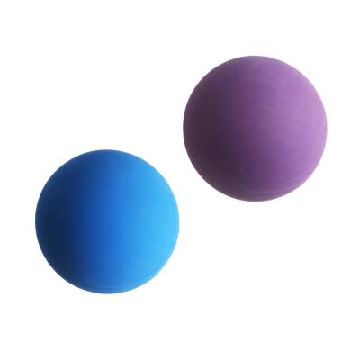 China Soft Eco-friendly Natural Non-Toxic Rubber Manufacturer Direct Baby Rubber Toy Rolling Balls for sale