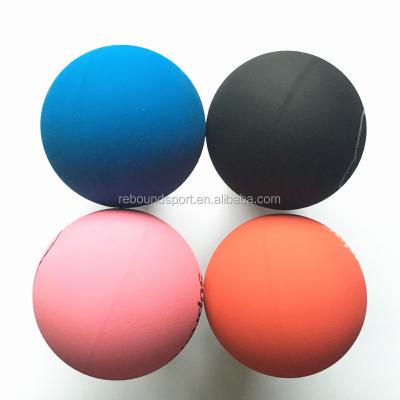 China Sports Toy China Manufacturer 55 High Bounce 57mm Standard Racquetball for sale