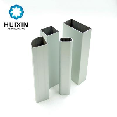 China China manufacturer aluminum square shaped extruded aluminium tube profile for sale