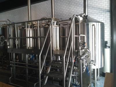 China 110 Kilogramm halbautomatisches 3 Schiff-Brauensystem-kleine Brauerei-Bierbrauen-Ausrüstung zu verkaufen