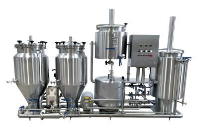 China o sistema experimental da fabricação de cerveja 100L, vapor aqueceu o equipamento comercial da cervejaria do bar à venda