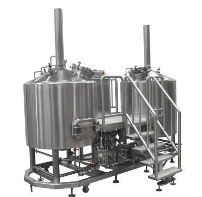 China Equipamento da cervejaria do bar de AISI 304, cervejaria caloroso do vapor de 15 tambores para o instituto de fabricação de cerveja 3mm à venda