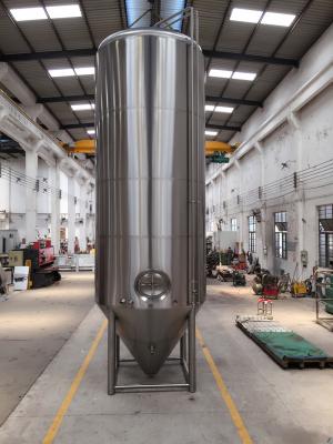 China SS 304 Dimple Jacketed Stainless Steel Beer Fermenter 4 Legs With Leveling Footpads for sale