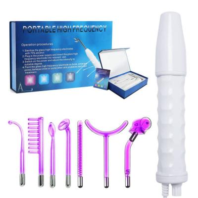 China Skin Tightening Profession Skin Treatment And Wrinkle Reducing Device Portable Handheld Skin Therapy High Frequency Wand for sale