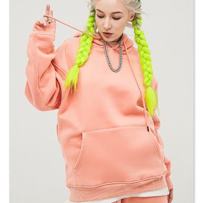 China Anti-pilling hot sale favorable price spring and autumn customize women's hoodie sweatshirt pullover for sale