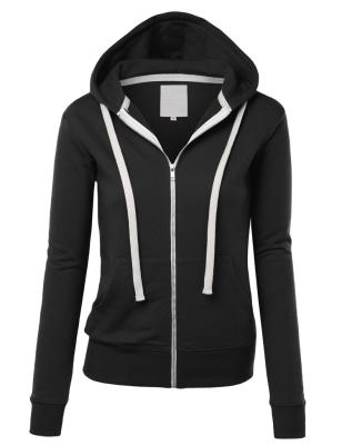 China OEM Breathable Wholesale Hot Selling Favorable Price Spring And Autumn Customize Women's Hooded Sweater With Pocket Plain Hoodies for sale