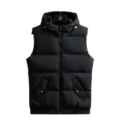 China Custom Mens Sport Breathable Sleeveless Vest Padded Body Warmer Plus Size Mens Black Vest for sale